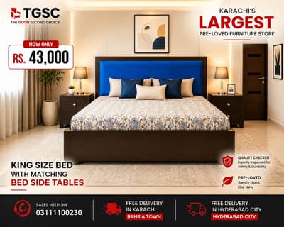 Bed for Sale | Wooden Bed | Bedroom Furniture