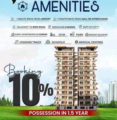 Luxury Apartments in Askari 10 Lahore | 10% Booking | Easy Installments | Possession in 1.5 Years