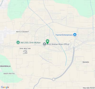 Spacious 1 Kanal Plot Build Your Luxurious Lifestyle Plot Sector H in DHA MULTAN PHASE- 1