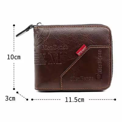 men zipper wallet