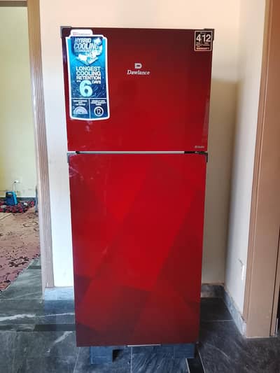 Dawlance Refrigerator Diamond Red chrome Avante
