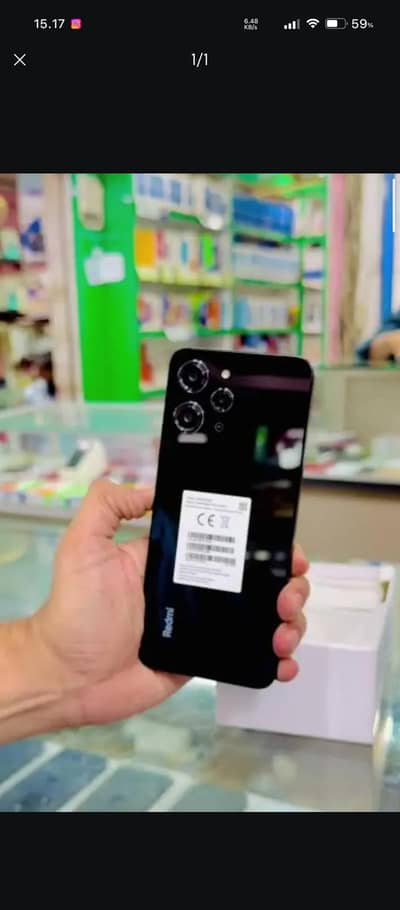 Xiaomi redmi 12 / android/ black color