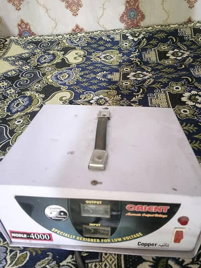 voltage stabilizer and fridge supply