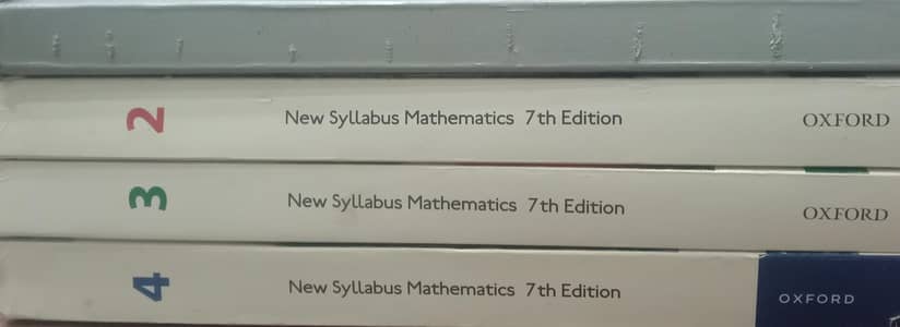 O Level Mathamatics Full Set (D1, D2, D3, D4) 7th edition
