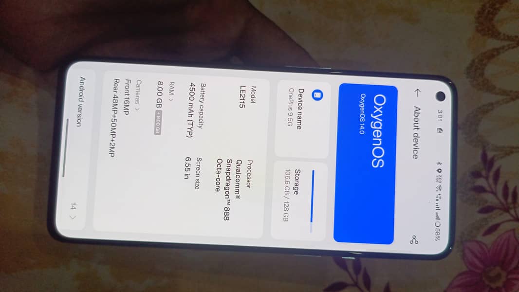 One Plus 9 8