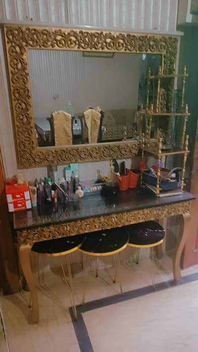 wall mirrors console three coffee tables set