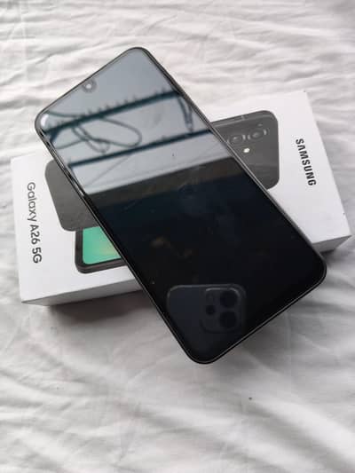 Samsung Mobile A26 Lush 10/10 with box best condition