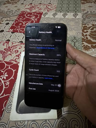 iPhone 15 Pro Max jv 256gb with box