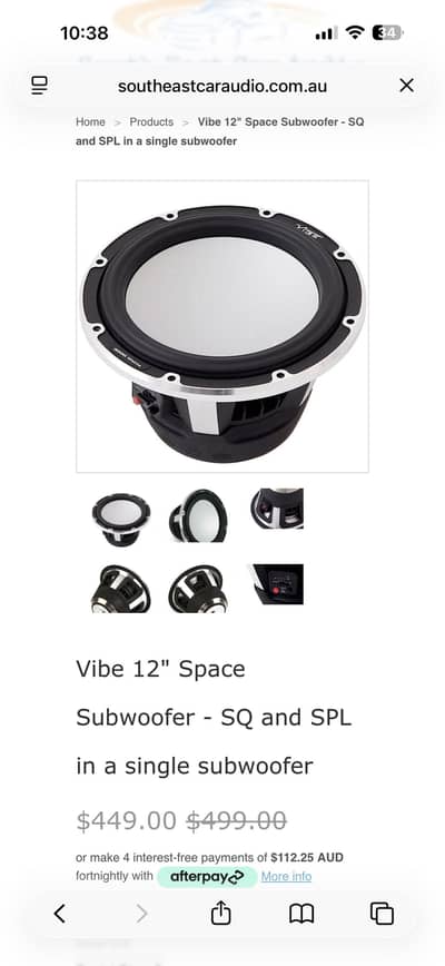 vibe space woofer