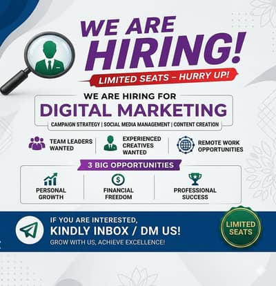 WE ARE MALE AND FEMALES STAFF FOR OFFICE WORK AND ONLINE WORK