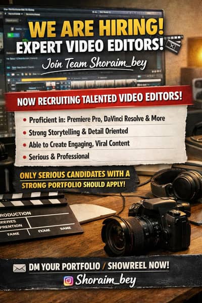 hiring video editor