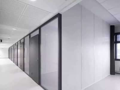 Gypsum partition- Mirror partitions- Glass work-Mirror work