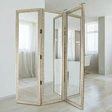 Gypsum partition-Mirror partition-Glass work-Kitchen cabinet-Pvc doors