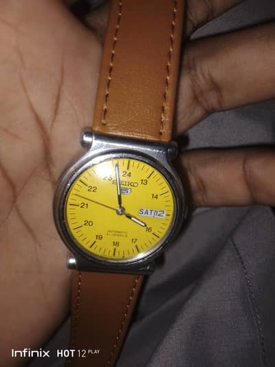 Seiko 5 Automatic 6319-7040 old vintage watch railway times