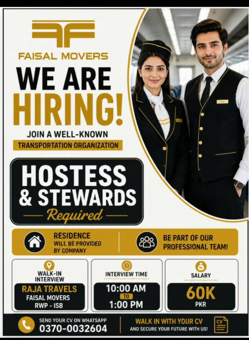 Bus Hostess & Stewards 0