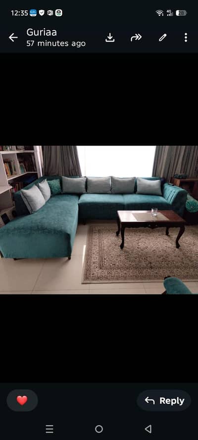 Almost  new l shape sofa for sale