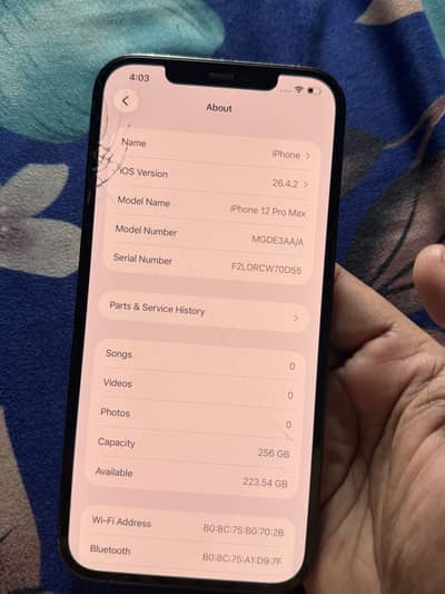 Iphone 12pro max 256 Factory Unlock