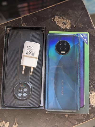 Infinix Note 7 with box charger 6/128 all ok