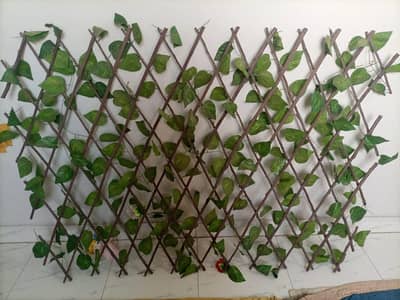 Handmade Wooden Flower Wall Decor & Indoor Decorative Planter Stand