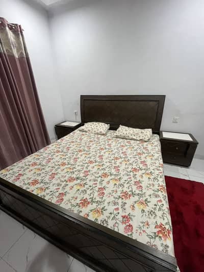 Pure wood king bed