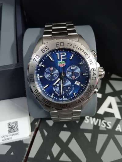 Tag Heuer CAZ101K. BA0842 Formula 1 Chronograph Blue Quartz Watch Box