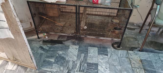 cage for sale for all birds 2 portion