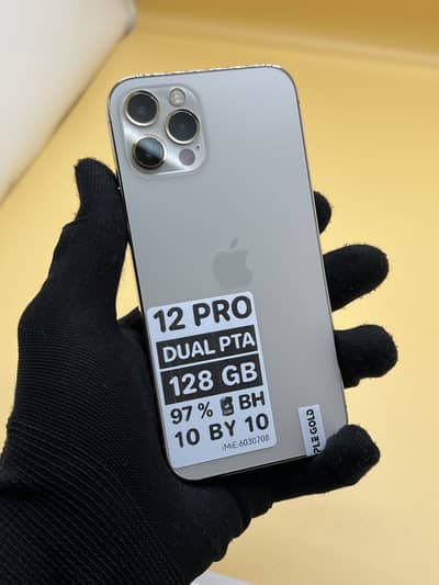 Apple iPhone 12 Pro 128 GB Dual Sim PTA APPROVED 97% BH 10 by 10