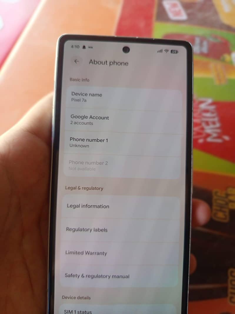 Google Pixel 7a 6