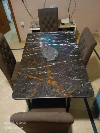 Dining table with 4 chairs