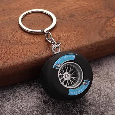 Michelin Tyre Rubber Keychain