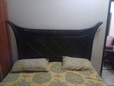wooden complet bed set