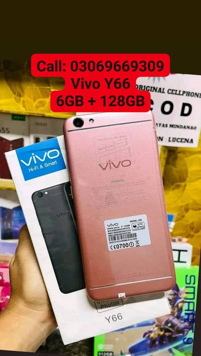 Vivo Y66 PTA Approved 6GB + 128GB With Box 10by10 Warranty
