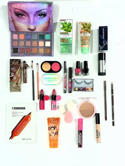 Female required mekup products online and marketing