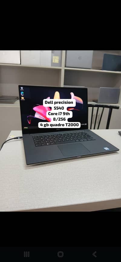 Powerful work station Dell Precision 5540 with 4 gb graphic card T2000