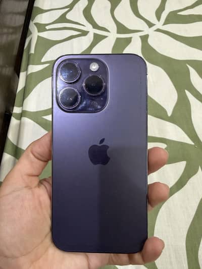 iPhone 14 Pro 256GB Deep Purple - Official PTA Approved (Box & Cable)