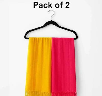 Red & White Stitched Dupattas Pack of 2  39 in