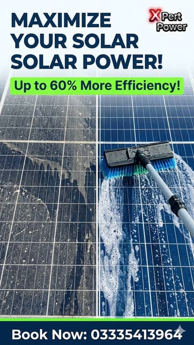 Panels cleaning service