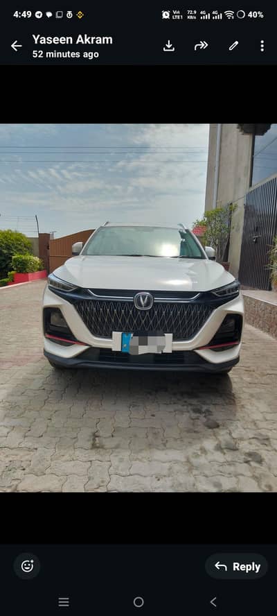 Changan oshion x7 feachernce good condition