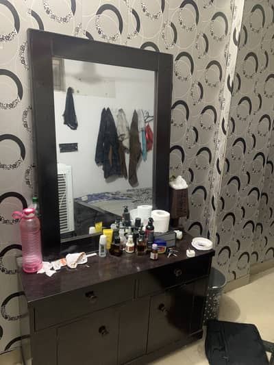 Mirror with cabinet