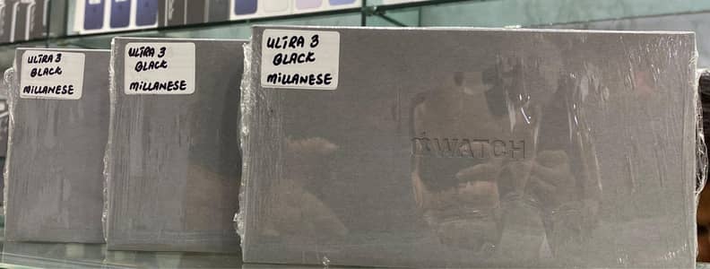 APPLE WATCH ULTRA 3 BLACK MILANESE LOOP 49 MM BOX PACK