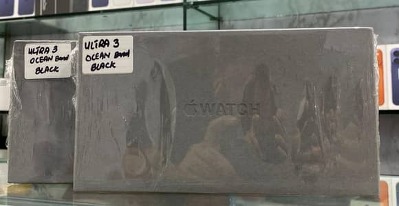 APPLE WATCH ULTRA 3 BLACK OCEAN BAND 49 MM BOX PACK