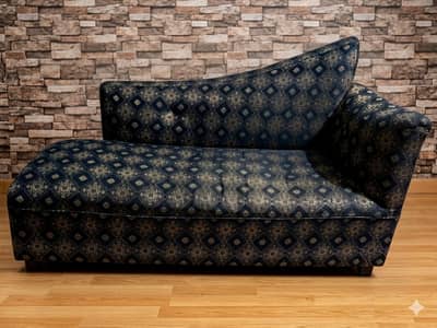 Solid Wood 5-Seater Sofa Set (3-Seater Devan + 2-Seater) for Sale