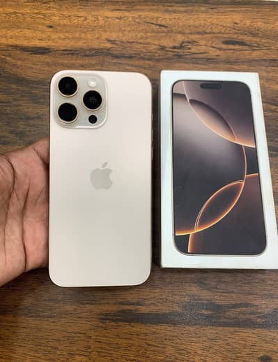 Apple iPhone 16 Pro Max jv 256gb with box