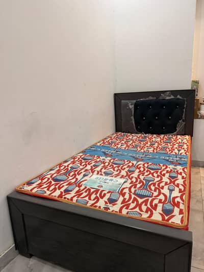 Single bed with mattress - poshish bed