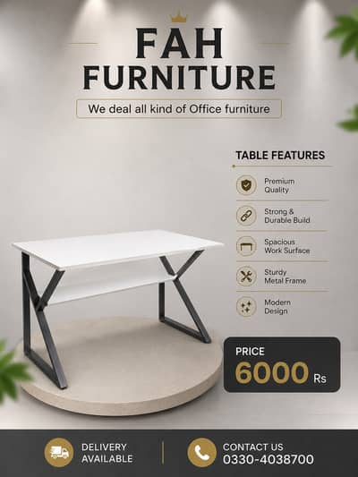 Office Tables/Computer Tables/Executive Table/Workstations/Study Table