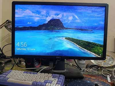 Dell E2414H 1080p 24 inch Monitor 60hz for gaming and video editing.