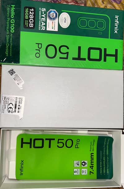Just Box of Infinix Hot 50 Pro