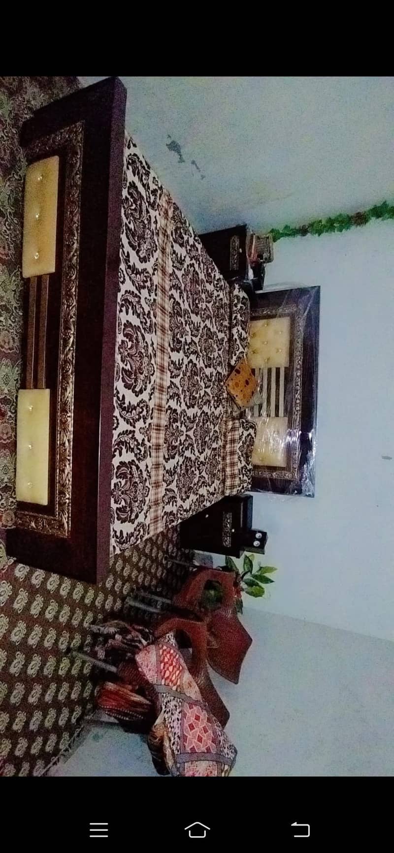 Bed with side table 1
