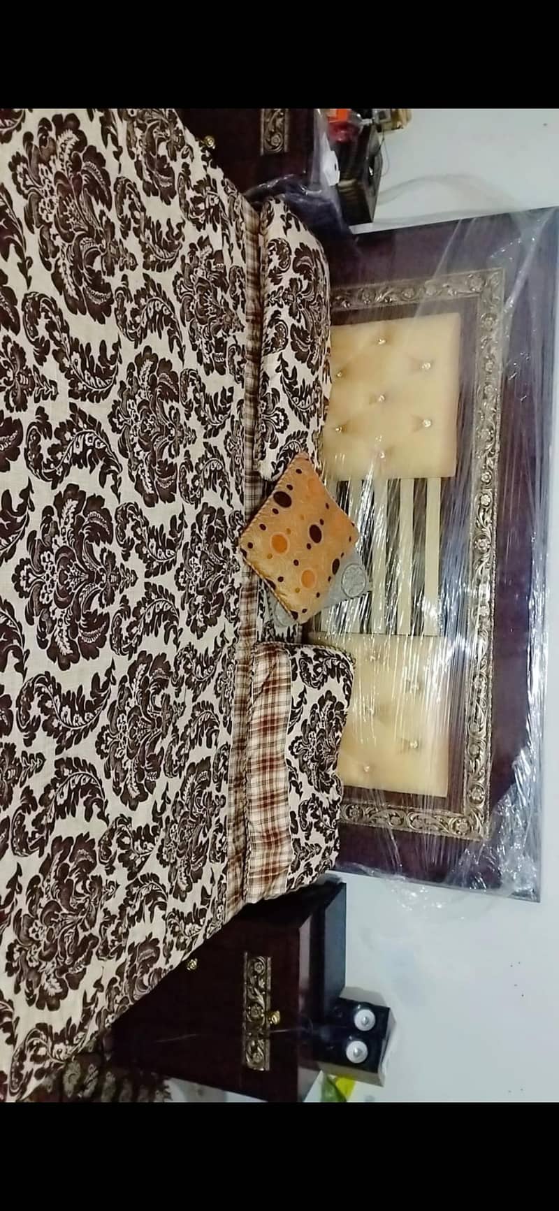 Bed with side table 2