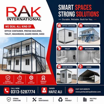 Toilet/office container/prefab check post/porta cabin/house,shed,stor